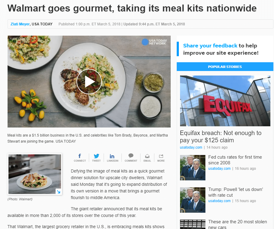 Will Walmart or Amazon Start a Meal Kit Service in Canada?